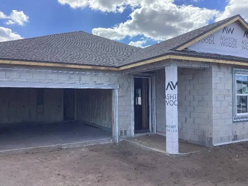 In-progress construction of a new home in Sunbrooke, St. Cloud, FL (Image 5).