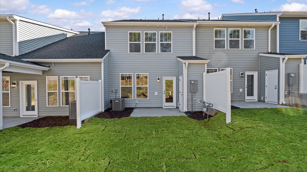 Superior exterior design with modern details and established charm