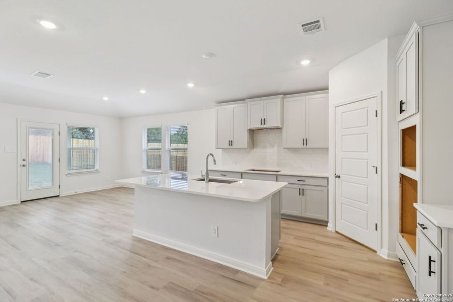 Furnished interior view inside a new home in , San Antonio (Image 6). Furnished interior view inside a new home in , San Antonio (Image 6).
