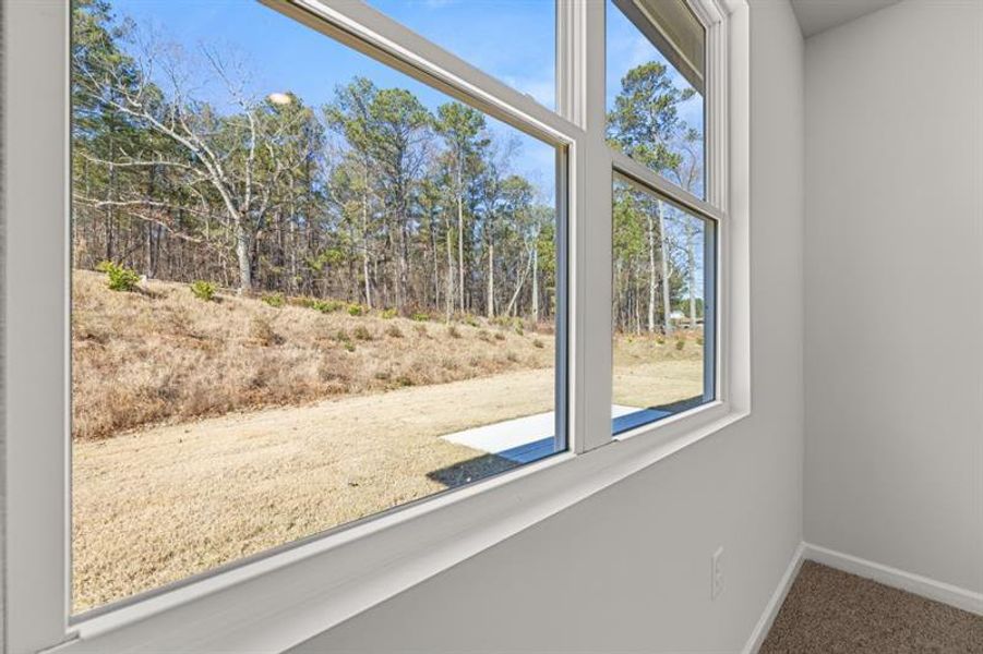 Exterior details and patio area of a home in Northwoods at Mirror Lake, Villa Rica (Image 3).