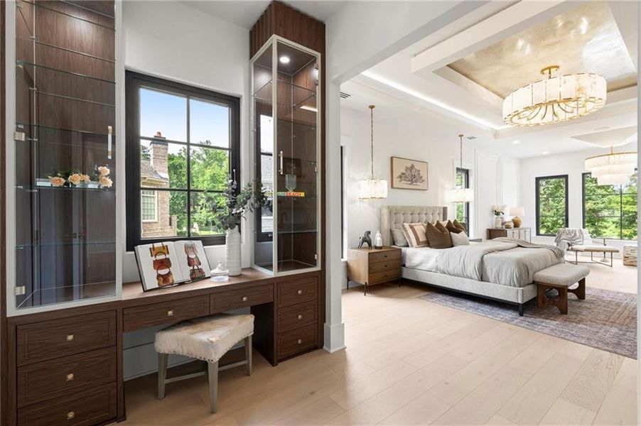 Furnished interior view inside a new home in , Alpharetta (Image 53).