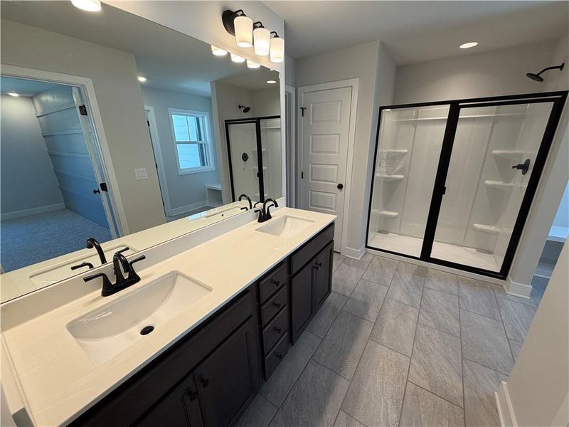 Furnished interior view inside a new home in Millstone at Mundy Mill, Gainesville (Image 9).