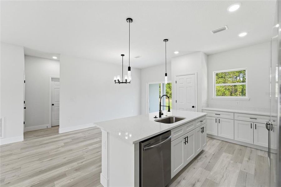 Furnished interior view inside a new home in , Citrus Springs (Image 17).