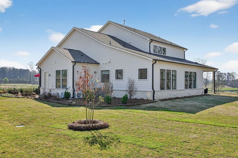 Representative exterior details of a home built from the Napa by Taylor Morrison in Wayt Farm, Cumming (Image 4).