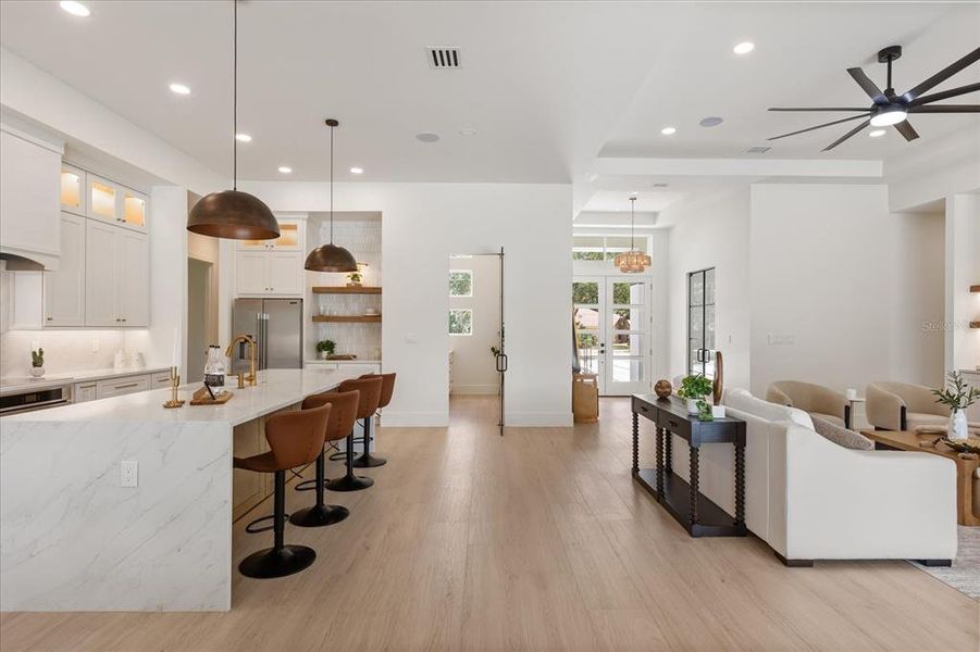 Furnished interior view inside a new home in , Sanford (Image 40).