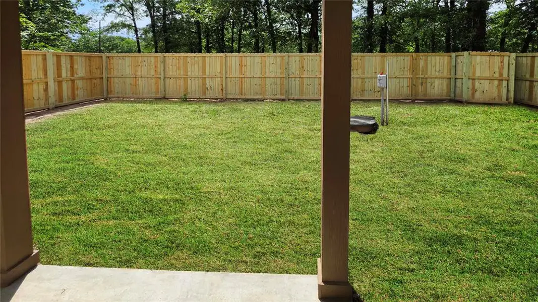 Exterior details and patio area of a home in , Mabank (Image 15).