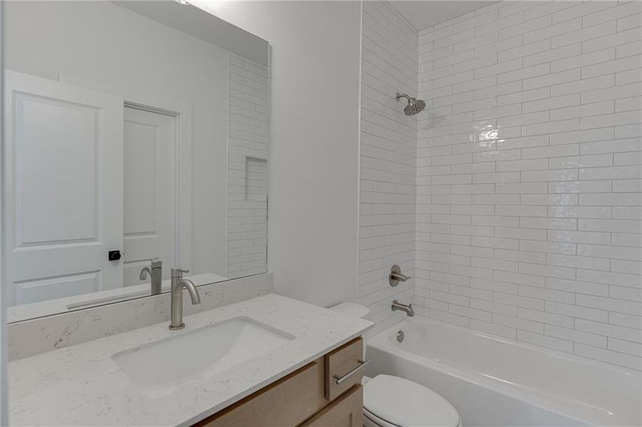 Furnished interior view inside a new home in , Buford (Image 16).