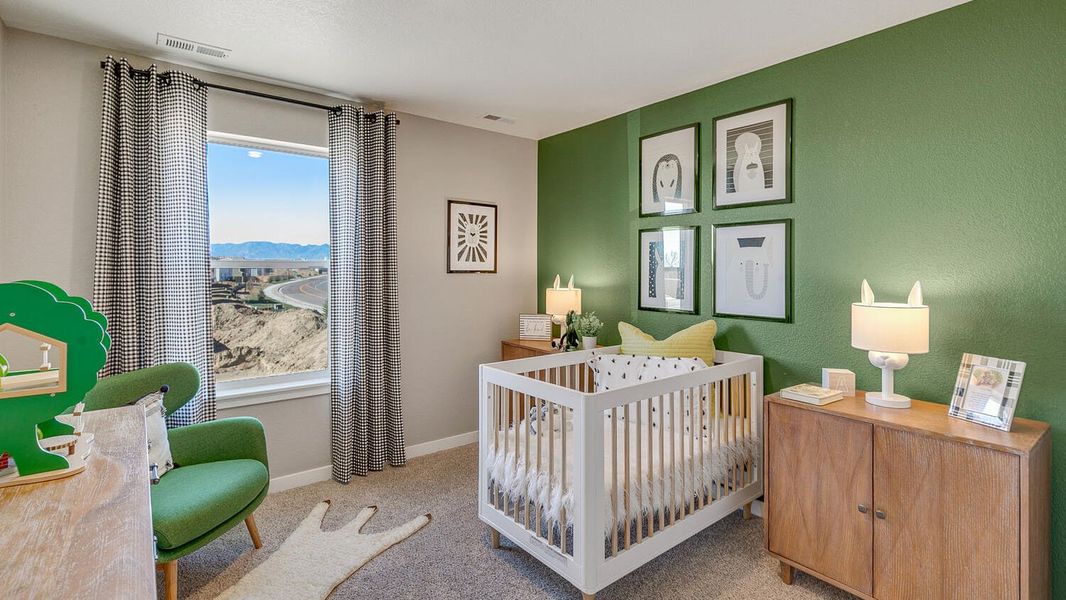 Furnished interior view inside a new home in The Ridge at Lorson Ranch, Colorado Springs (Image 12).