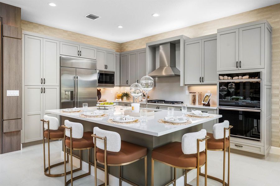 Representative furnished interior of a home built from the Vienna Grande by GL Homes in Valencia Del Mar (55+), Boynton Beach (Image 6).