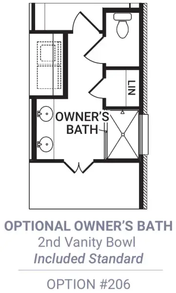 2nd Sink in Owners Bath