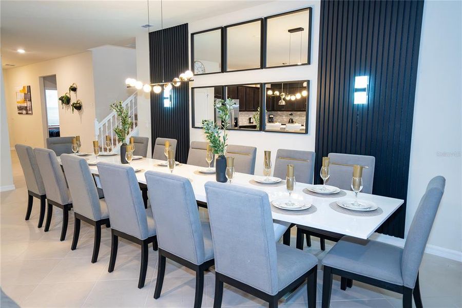 Furnished interior view inside a new home in , Clermont (Image 7). Furnished interior view inside a new home in , Clermont (Image 7).