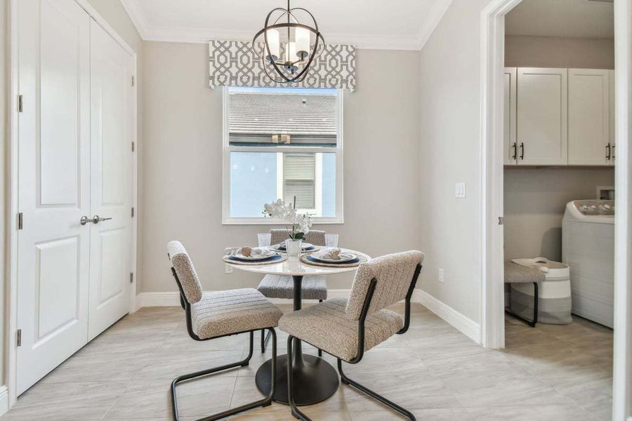 Representative furnished interior of a home built from the 50' Sweetwater by William Ryan Homes in Tamarack at Two Rivers, Zephyrhills (Image 44).