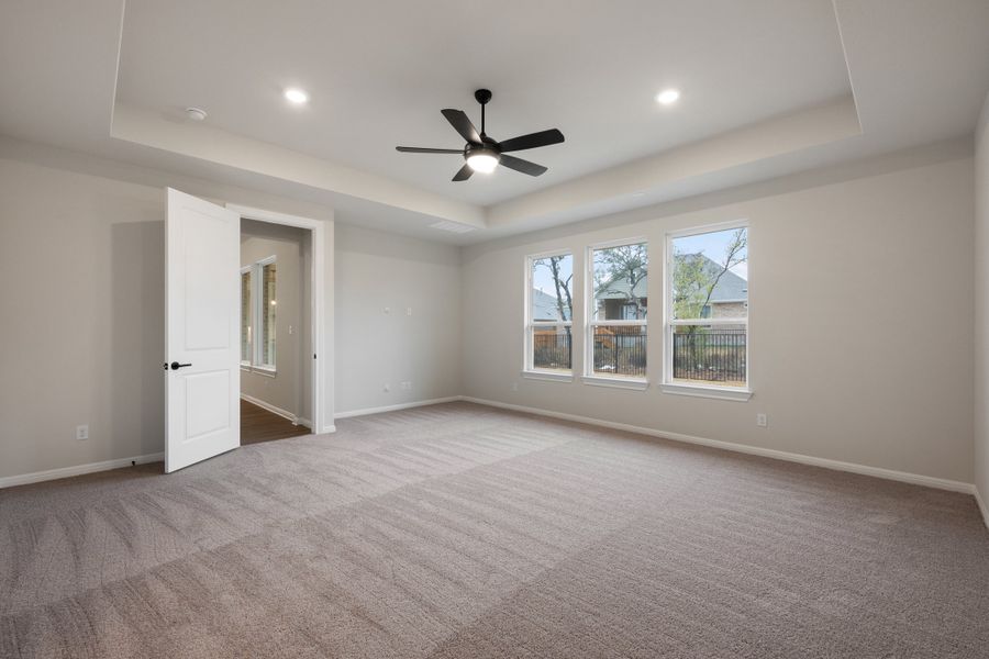 Representative unfurnished interior of a home built from the Carolina by Ashton Woods in The Estates at La Cima, San Marcos (Image 41). Representative unfurnished interior of a home built from the Carolina by Ashton Woods in The Estates at La Cima, San Marcos (Image 41).