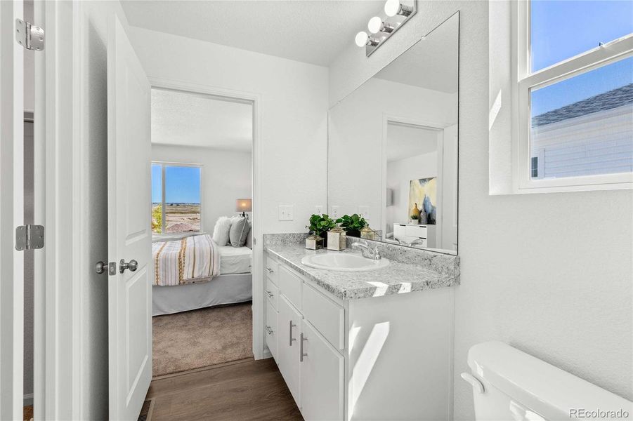 Furnished interior view inside a new home in , Aurora (Image 18). Furnished interior view inside a new home in , Aurora (Image 18).