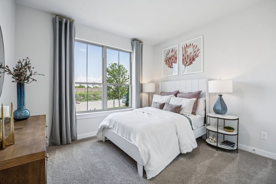 Bedroom in the Winters home plan by Trophy Signature Homes – REPRESENTATIVE PHOTO Bedroom in the Winters home plan by Trophy Signature Homes – REPRESENTATIVE PHOTO