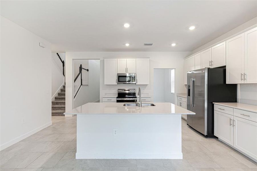 Furnished interior view inside a new home in , North Fort Myers (Image 8). Furnished interior view inside a new home in , North Fort Myers (Image 8).