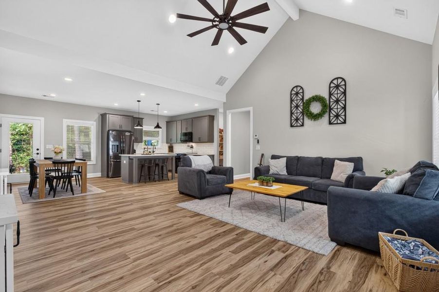 Furnished interior view inside a new home in , Monticello (Image 18).