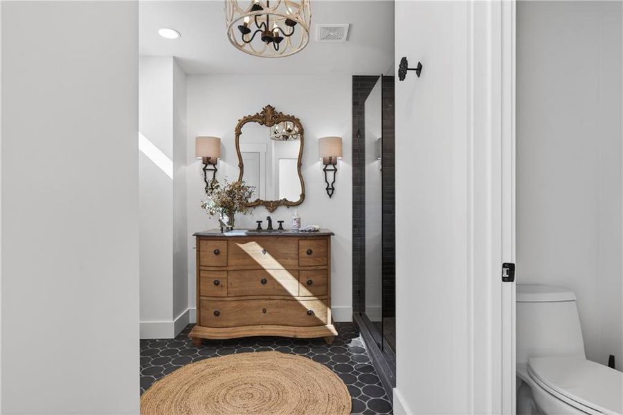 Furnished interior view inside a new home in , Eatonton (Image 34).