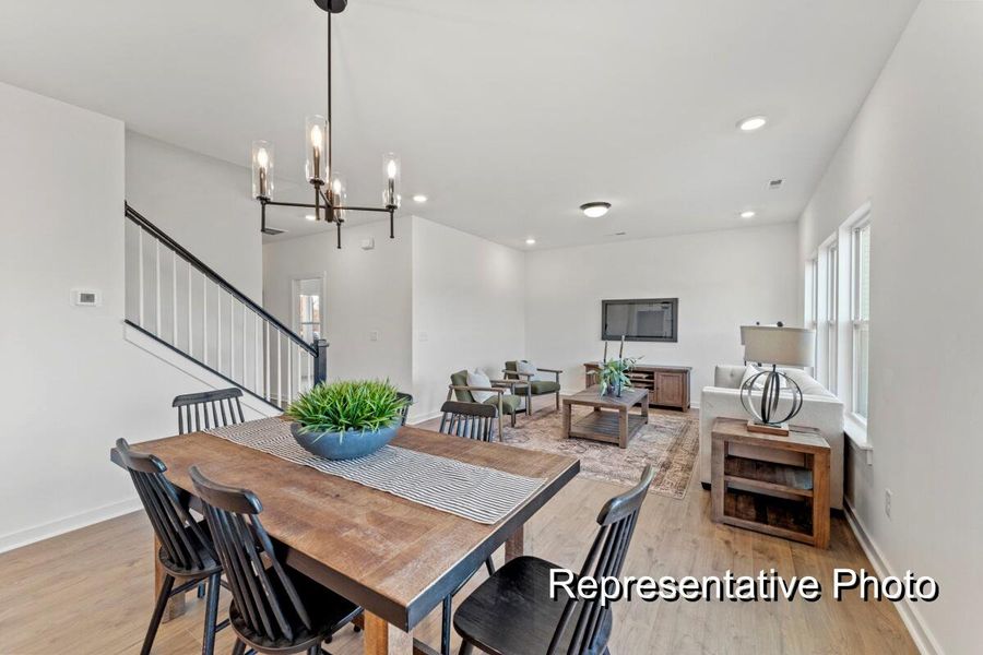 Furnished interior view inside a new home in Reeves Crossing, St. George (Image 14).