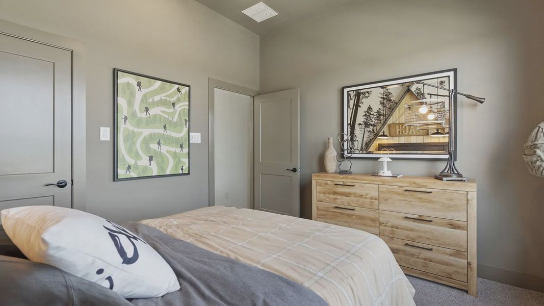 Furnished interior view inside a new home in Elyson 50's, Katy (Image 27).