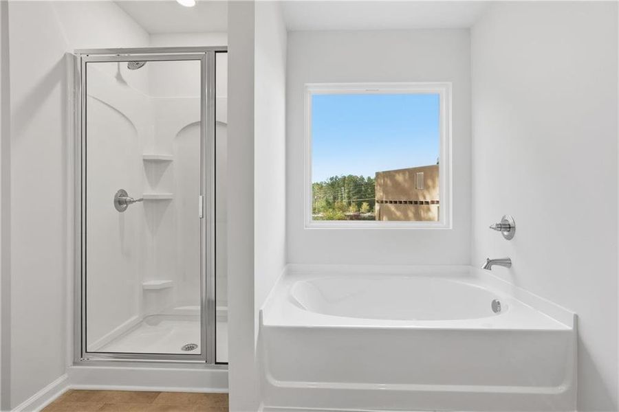 Furnished interior view inside a new home in Castleberry Pointe, Dawsonville (Image 5). Furnished interior view inside a new home in Castleberry Pointe, Dawsonville (Image 5).