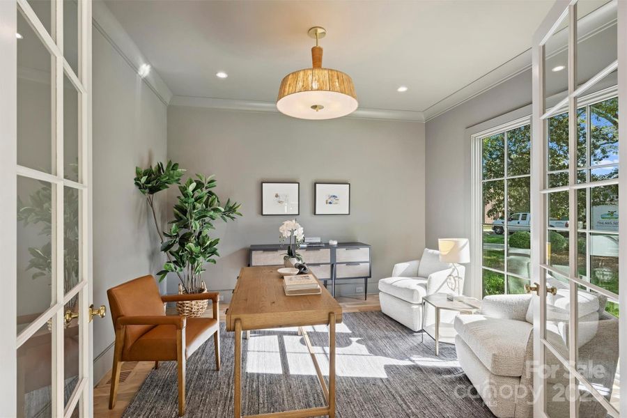 Furnished interior view inside a new home in , Charlotte (Image 7). Furnished interior view inside a new home in , Charlotte (Image 7).