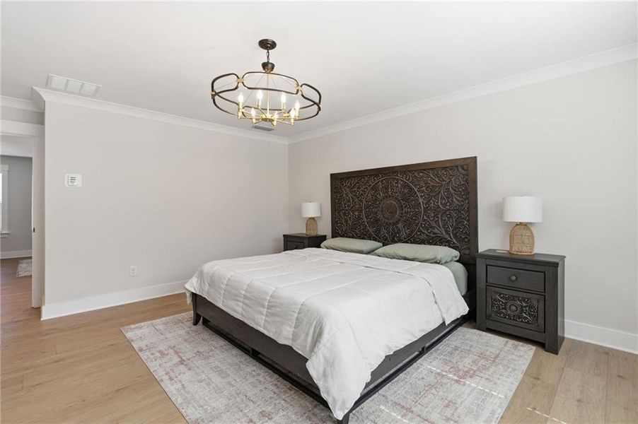 Furnished interior view inside a new home in , Flowery Branch (Image 7).