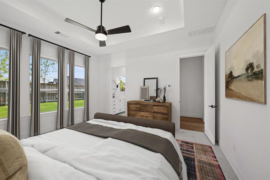 Furnished interior view inside a new home in Wellington, Haslet (Image 12).