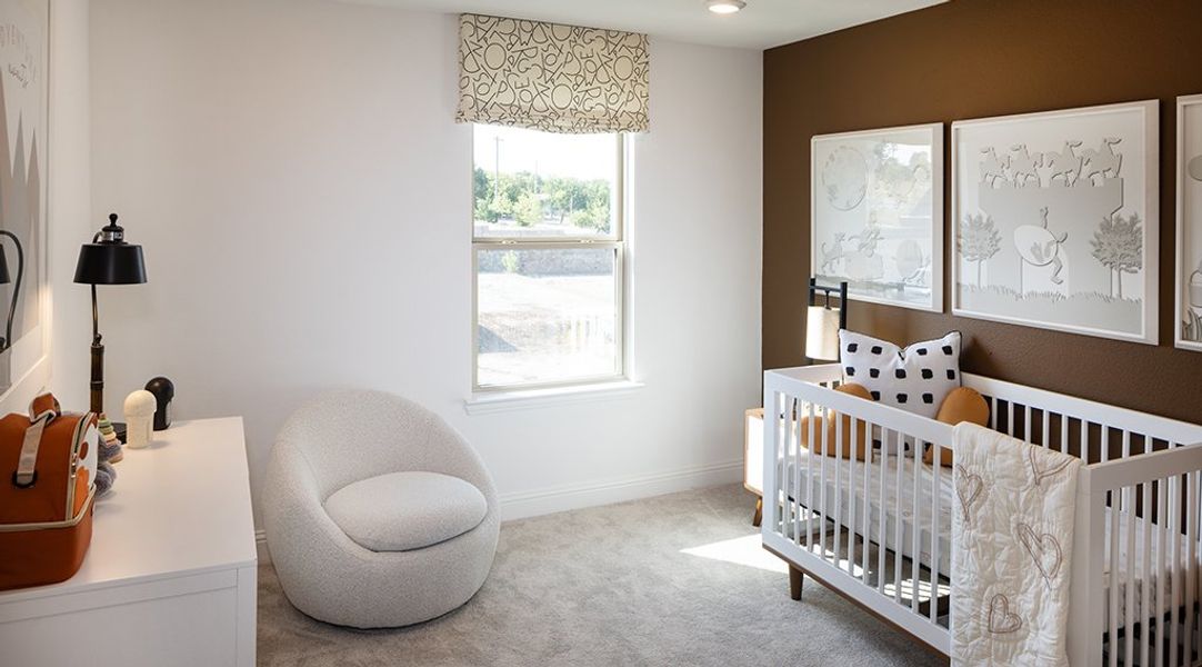 Representative furnished interior of a home built from the Terracotta by Taylor Morrison in Cross Creek Meadows, Celina (Image 15).