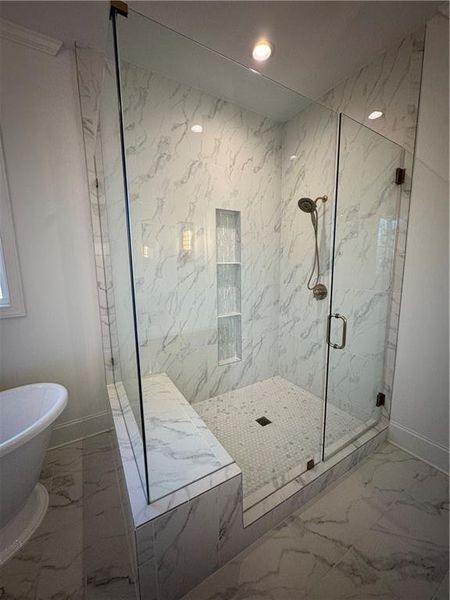 Furnished interior view inside a new home in , Flowery Branch (Image 6).