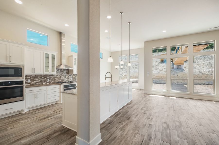 Representative furnished interior of a home built from the The Addison by Whitestone Custom Homes in Johnson Ranch, Bulverde (Image 12).