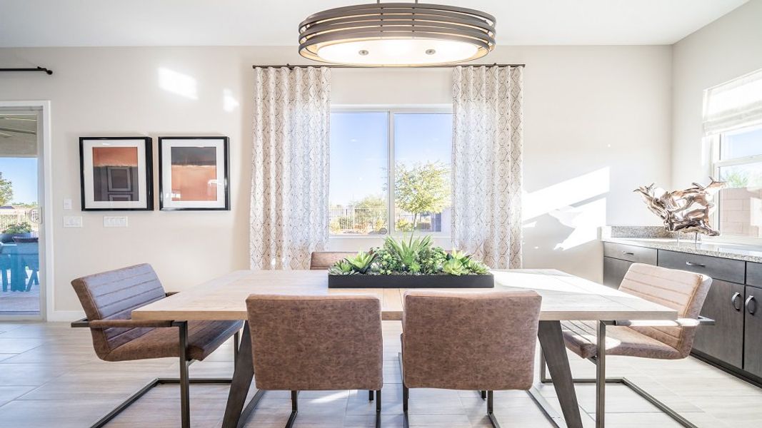 Furnished interior view inside a new home in Estrella, Goodyear (Image 22).