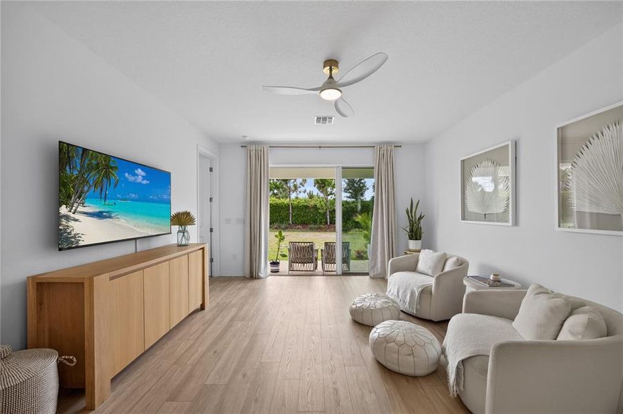 Furnished interior view inside a new home in , Nokomis (Image 34).