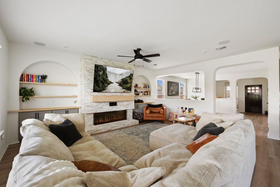 Furnished interior view inside a new home in , Round Rock (Image 6).