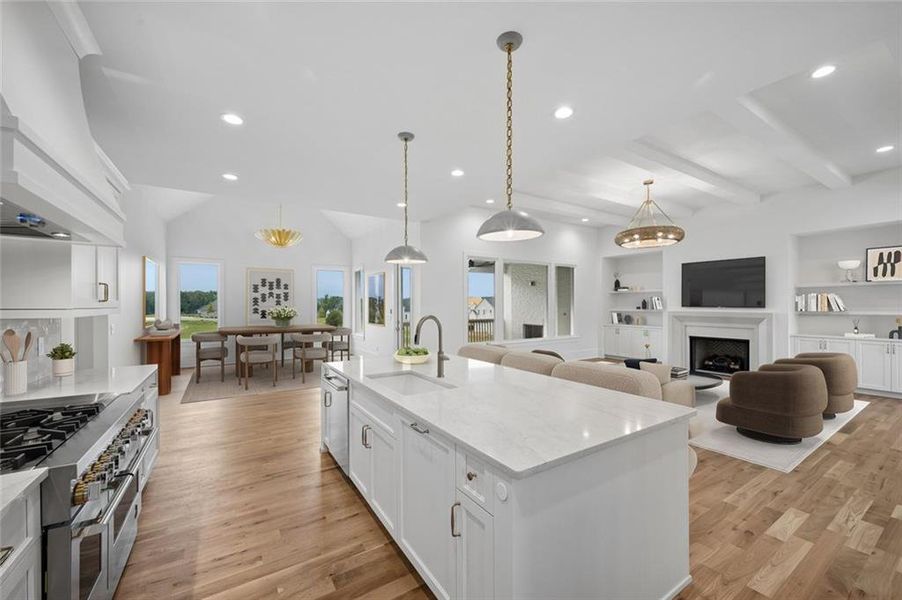 Furnished interior view inside a new home in , Bogart (Image 6).