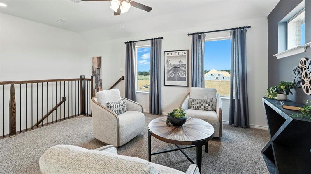 Furnished interior view inside a new home in Lilybrooke at Legacy Hills, Celina (Image 35).