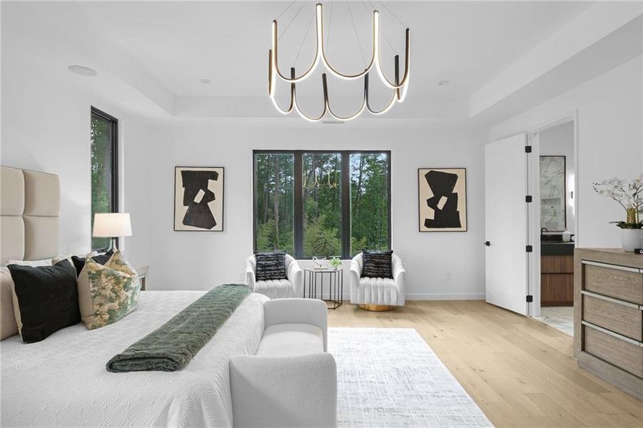 Furnished interior view inside a new home in , Atlanta (Image 7).