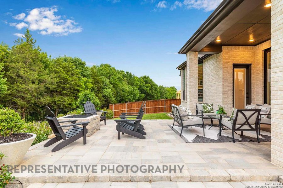 Front exterior of a new home in Alsatian Oaks: 60ft. lots, Castroville, TX, highlighting curb appeal (Image 1). Front exterior of a new home in Alsatian Oaks: 60ft. lots, Castroville, TX, highlighting curb appeal (Image 1).