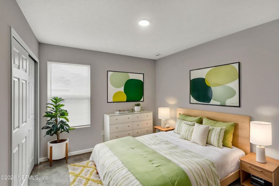 Furnished interior view inside a new home in , Jacksonville (Image 6). Furnished interior view inside a new home in , Jacksonville (Image 6).