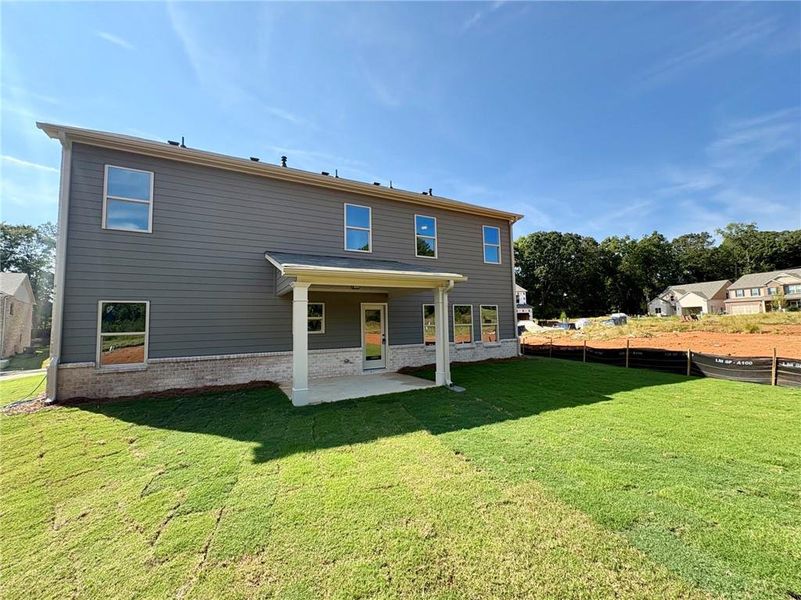 Exterior details and patio area of a home in , Grayson (Image 3).