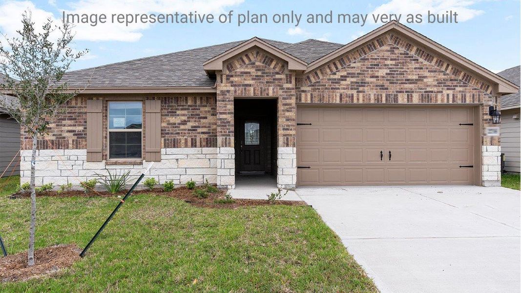 Front exterior of a home in the Rancho Vista community, located in Corpus Christi, TX (Image 3).