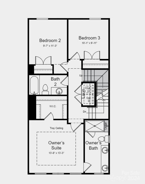 Floor Plan - Structural Options Added Include: full bathroom in place of a half bath