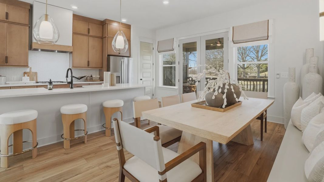 Furnished interior view inside a new home in The Eighteen, Atlanta (Image 18).