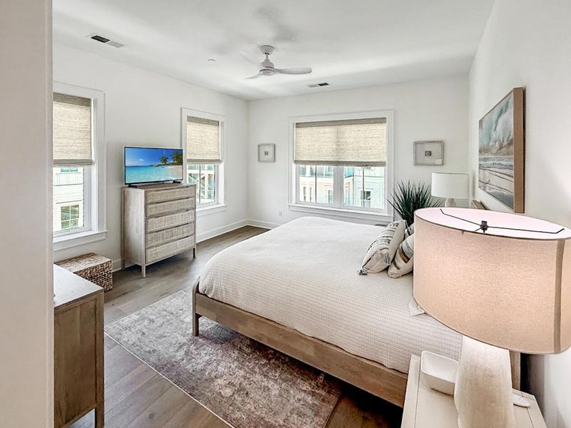 Furnished interior view inside a new home in , Charleston (Image 12).