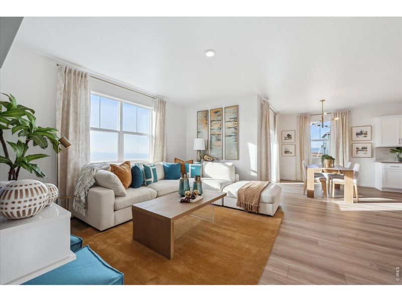 Furnished interior view inside a new home in , Mead (Image 29).