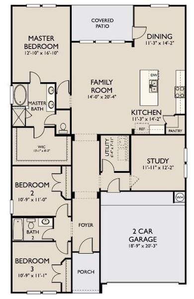 The Edison Floor Plan