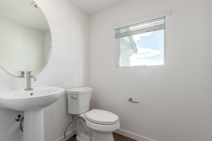 Furnished interior view inside a new home in Parkside at Victory Ridge, Colorado Springs (Image 13).