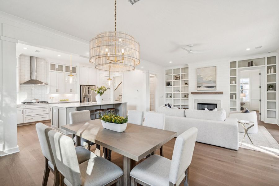 Furnished interior view inside a new home in , Johns Island (Image 15).