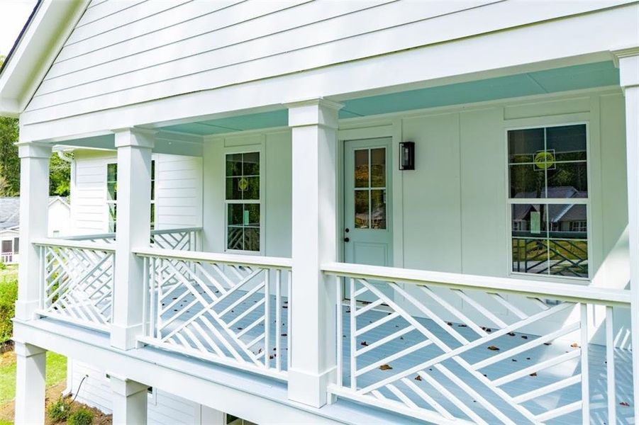 Exterior details and patio area of a home in , Bowdon (Image 27). Exterior details and patio area of a home in , Bowdon (Image 27).