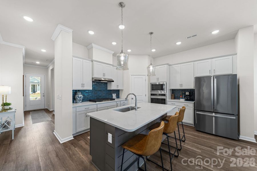 Furnished interior view inside a new home in , Waxhaw (Image 28).
